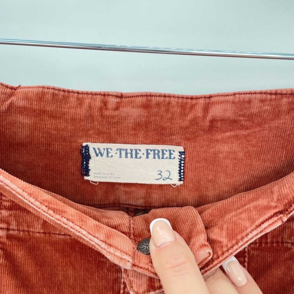 WE THE FREE Women's Sunburn Retro High Waist Jayde Corduroy Flare Jeans Size 32 - Picture 9 of 13